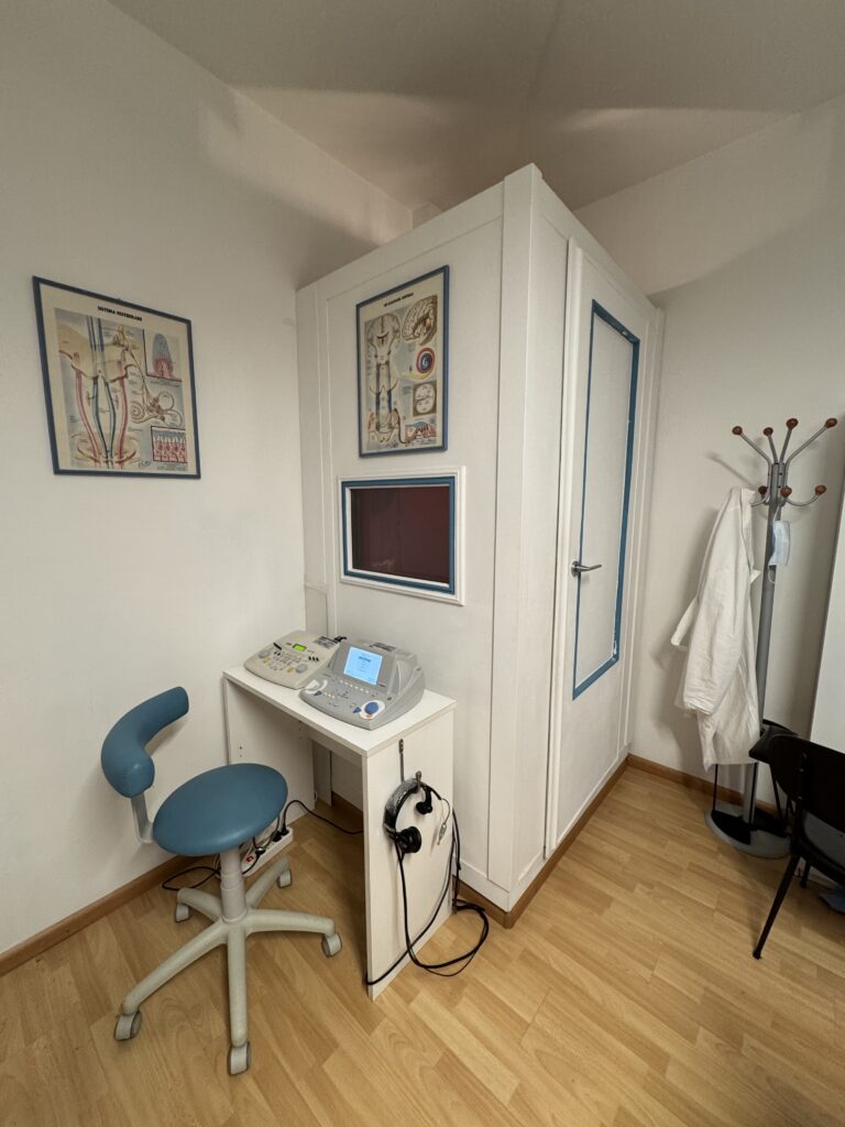 Cabina Silente per esami audiometrci